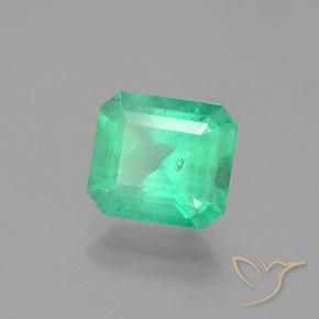 Esmeralda Luz verde Natural 2.74ct, Corte Octógono / Esmeralda, SI