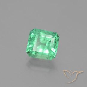 Esmeralda Verde Frio Natural 1.72ct, Corte Octógono / Esmeralda, VS-SI