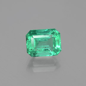 Esmeralda verde natural 2,04ct, corte esmeralda, SI