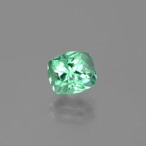 Esmeralda verde natural 1,82ct, almofada cortada, VS-SI