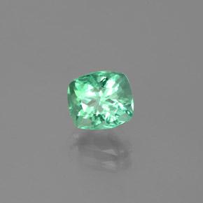 Esmeralda verde natural 1,82ct, almofada cortada, VS-SI