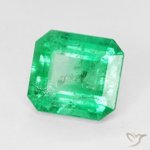 Esmeralda Verde médio Natural 2.96ct, Corte Octógono / Esmeralda, VS-SI