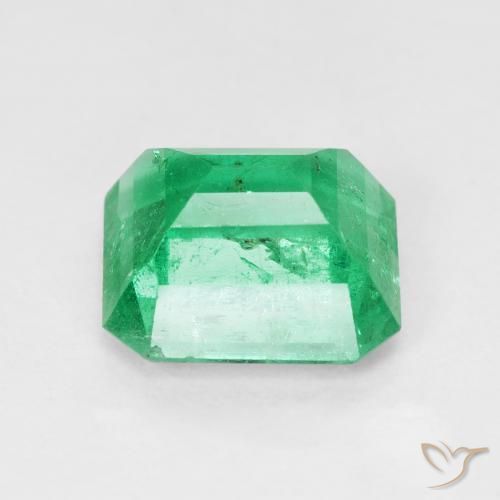 Esmeralda Verde médio Natural 2.96ct, Corte Octógono / Esmeralda, VS-SI