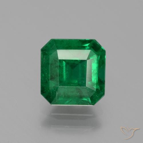 1.65ct Natural Verde floresta Esmeralda, Corte Esmeralda, SI