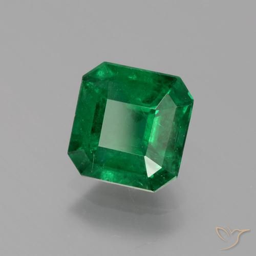 Esmeralda Verde floresta Natural 1.65ct, Corte Octógono / Esmeralda, SI