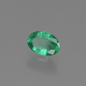 Esmeralda verde natural 0,78ct, corte oval, SI
