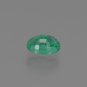 Esmeralda verde natural 0,78ct, corte oval, SI