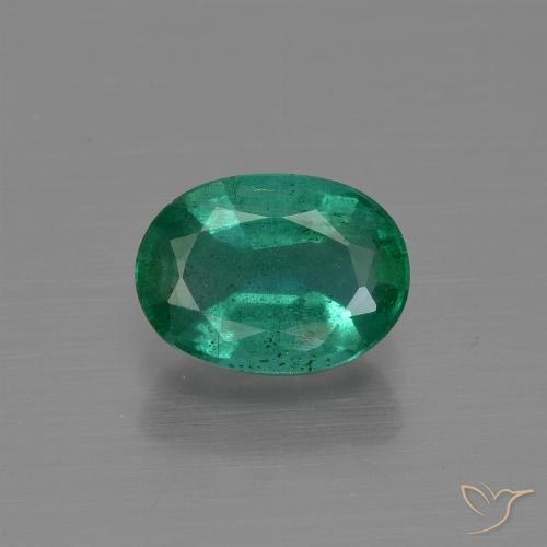 Esmeralda Verde médio Natural 1.16ct, oval, SI