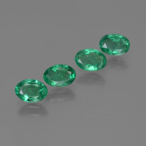 Pedras preciosas de Esmeralda Verde Frio natural de 1.70 ct, Corte Oval, SI