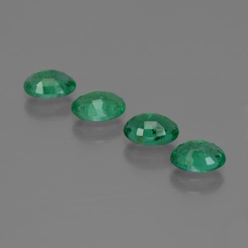 Pedras preciosas de Esmeralda Verde Frio natural de 1.70 ct, Corte Oval, SI