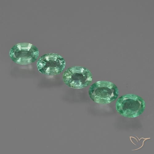 1.60ctw Natural Verde médio Esmeralda, oval, SI