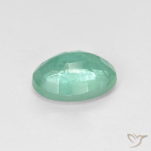 Esmeralda Azul verde Natural 1.62ct, oval, SI