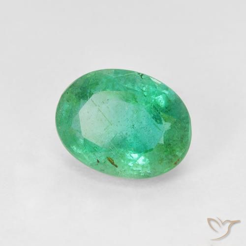 Esmeralda Azul verde Natural 1.96ct, oval, SI