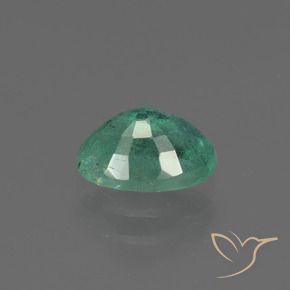 Esmeralda Verde azulado Natural 0.85ct, oval, SI