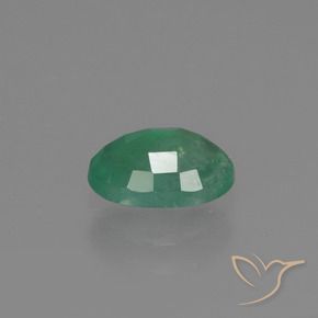 Esmeralda verde natural 0,85ct, corte oval, SI