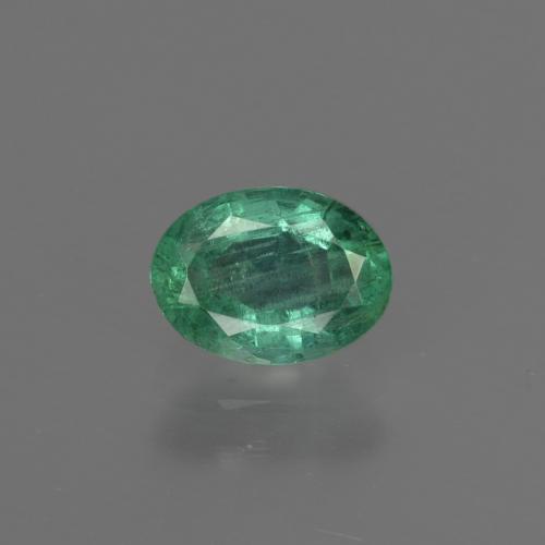 Esmeralda verde natural 0,79ct, corte oval, SI