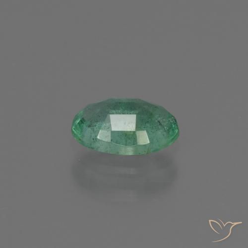 Esmeralda Azul verde Natural 0.64ct, oval, SI