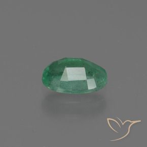 Esmeralda Verde médio Natural 0.72ct, oval, SI