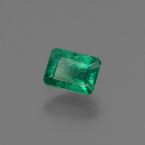 Esmeralda verde natural 0,59ct, corte esmeralda, SI