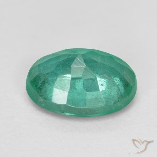 Esmeralda Verde médio Natural 1.25ct, oval, SI