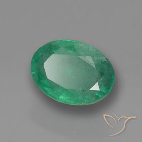 Esmeralda Verde Frio Natural 0.88ct, oval, SI-I1