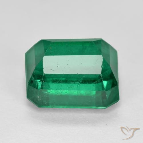 Esmeralda verde escuro Natural 2.90ct, Corte Octógono / Esmeralda, SI