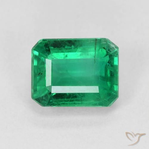 Esmeralda Verde Esmeralda Médio Natural 2.08ct, Corte Octógono / Esmeralda, SI