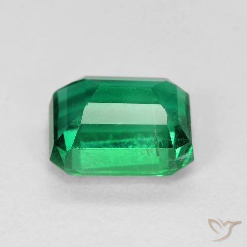 Esmeralda Verde Esmeralda Médio Natural 2.08ct, Corte Octógono / Esmeralda, SI