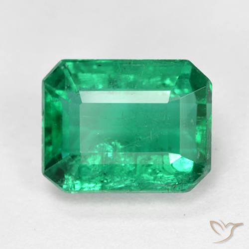 Esmeralda verde elétrico Natural 2.28ct, Corte Octógono / Esmeralda, SI