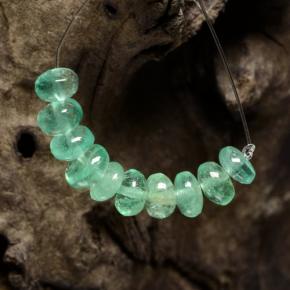 Pedras preciosas de esmeralda verde natural de 3,79 ct, forma extravagante, translúcido