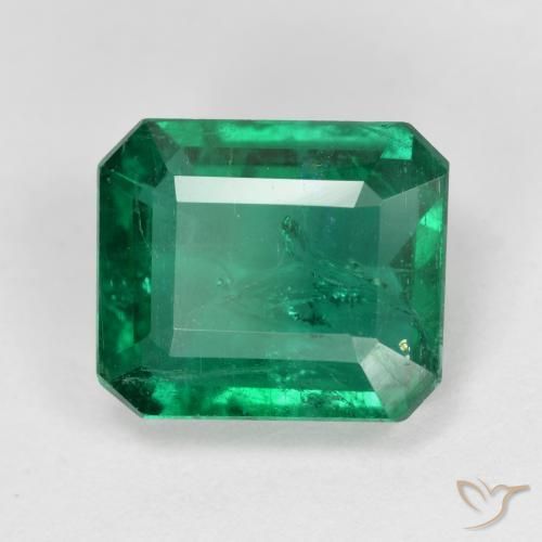 Esmeralda Verde Frio Natural 3.86ct, Corte Octógono / Esmeralda, VS-SI