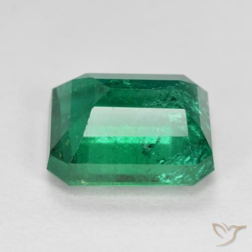 Esmeralda Verde Frio Natural 3.86ct, Corte Octógono / Esmeralda, VS-SI