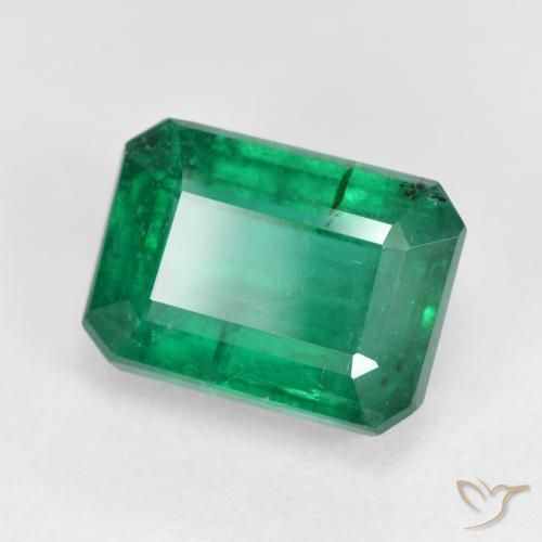 Esmeralda Verde médio Natural 3.82ct, Corte Octógono / Esmeralda, VS-SI