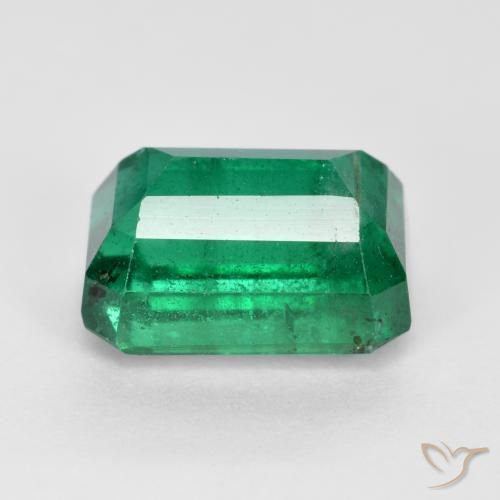 Esmeralda Verde médio Natural 3.82ct, Corte Octógono / Esmeralda, VS-SI