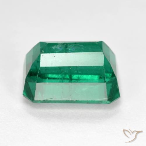 Esmeralda Verde médio Natural 4.85ct, Corte Octógono / Esmeralda, VS-SI
