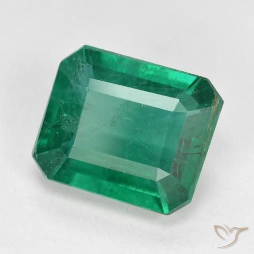 Esmeralda Verde Frio Natural 3.91ct, Corte Octógono / Esmeralda, VS-SI