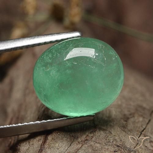 Esmeralda verde pistache Natural 7.67ct, oval, Translúcido