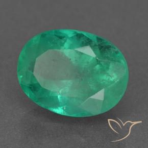 Esmeralda Verde profundo médio Natural 2.26ct, oval, VS-SI