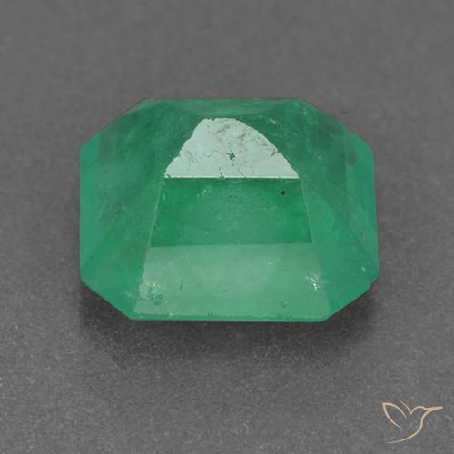 Esmeralda verde elétrico Natural 2.48ct, Corte Octógono / Esmeralda, VS-SI