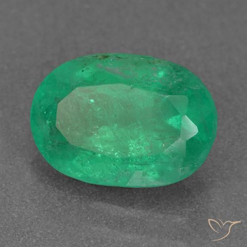Esmeralda Verde médio Natural 2.07ct, oval, VS-SI