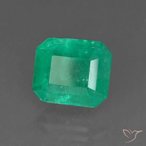 Esmeralda Verde floresta Natural 3.15ct, Corte Octógono / Esmeralda, SI