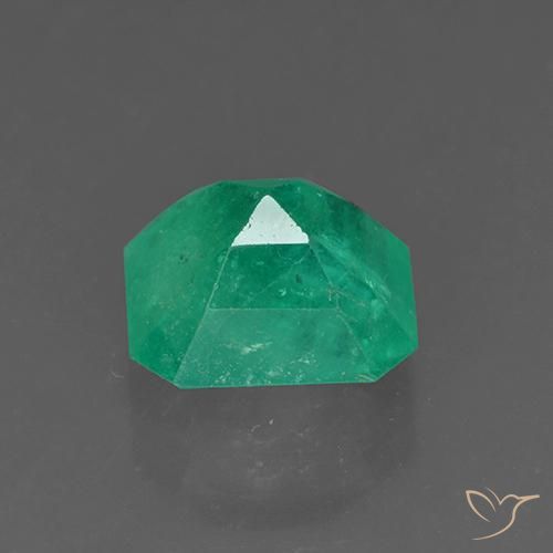 Esmeralda Verde floresta Natural 3.15ct, Corte Octógono / Esmeralda, SI