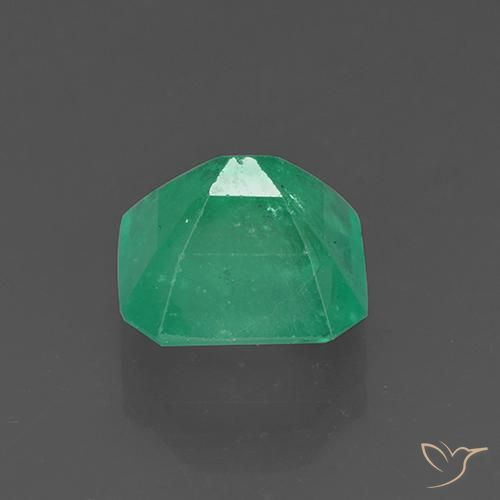 Esmeralda Jade verde Natural 3.35ct, Corte Octógono / Esmeralda, SI