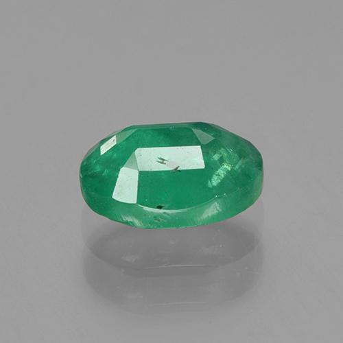Esmeralda verde natural 0,88ct, corte oval, SI