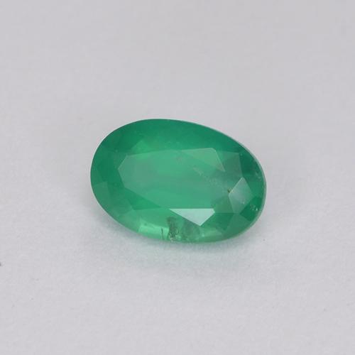 Esmeralda Verde Natural 0.54ct, Corte Oval, SI