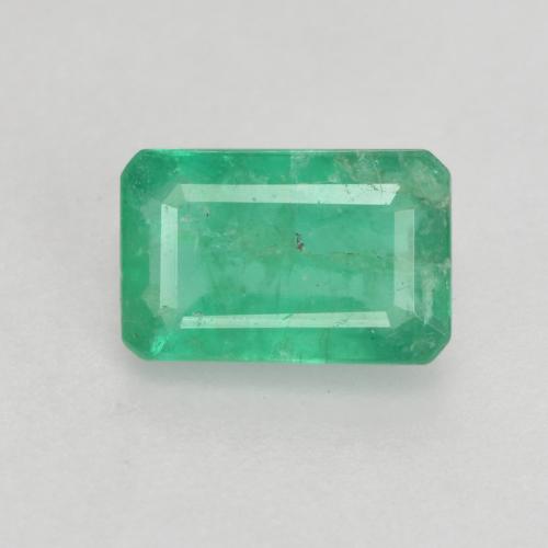 Esmeralda verde natural 0,45ct, corte esmeralda, SI-I1