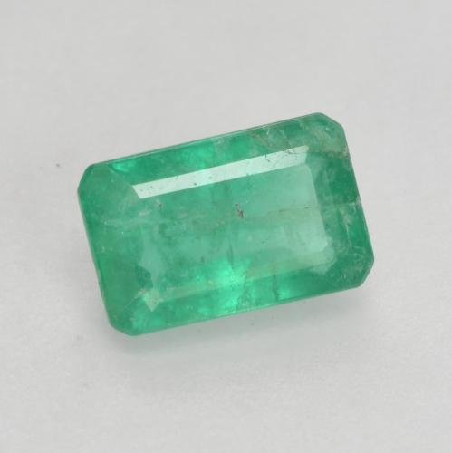 Esmeralda verde natural 0,45ct, corte esmeralda, SI-I1