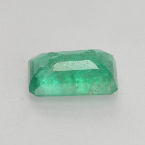 Esmeralda verde natural 0,45ct, corte esmeralda, SI-I1