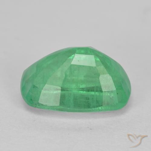 Esmeralda Luz verde Natural 2.17ct, Almofada, I1