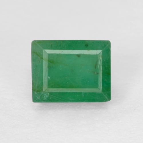 Esmeralda verde natural 0,53ct, baguete, SI-I1